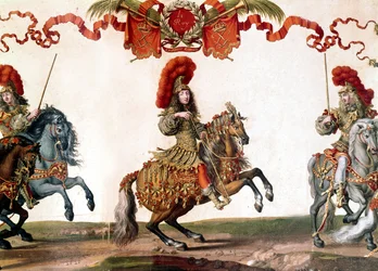 French King Louis XIV at the Grand Carrousel, 1662